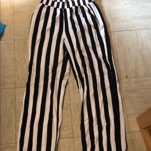 B&W Striped H&M pants